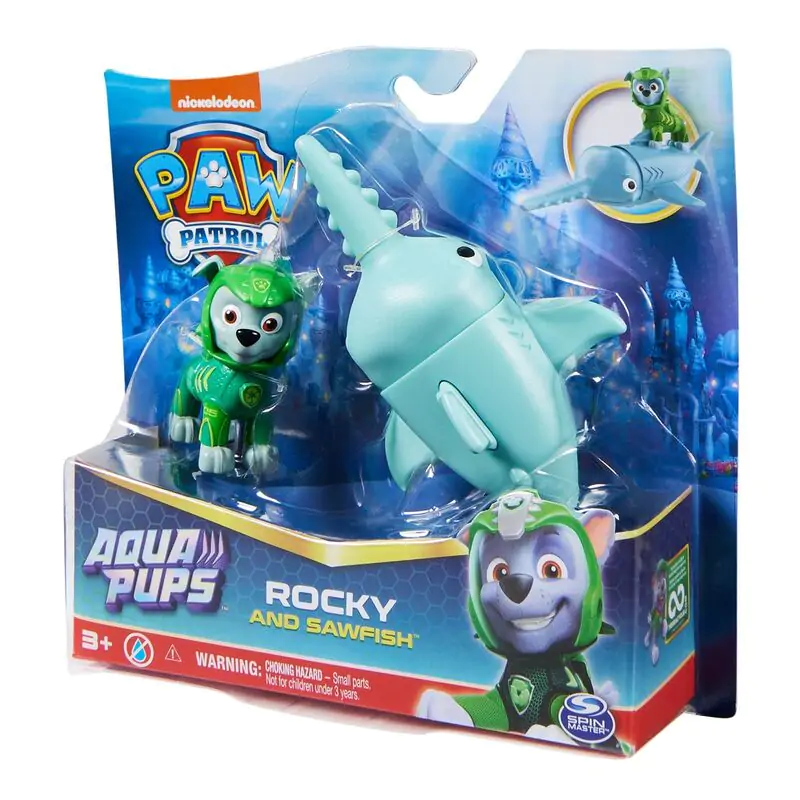 Paw Patrol Rocky Aqua Pups balenia figúrok termékfotó