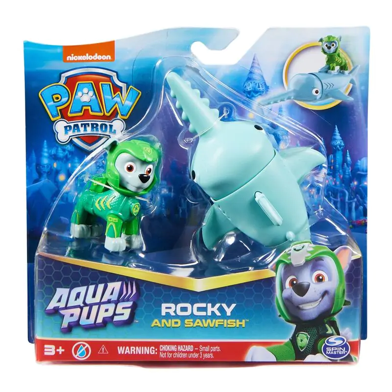 Paw Patrol Rocky Aqua Pups balenia figúrok termékfotó