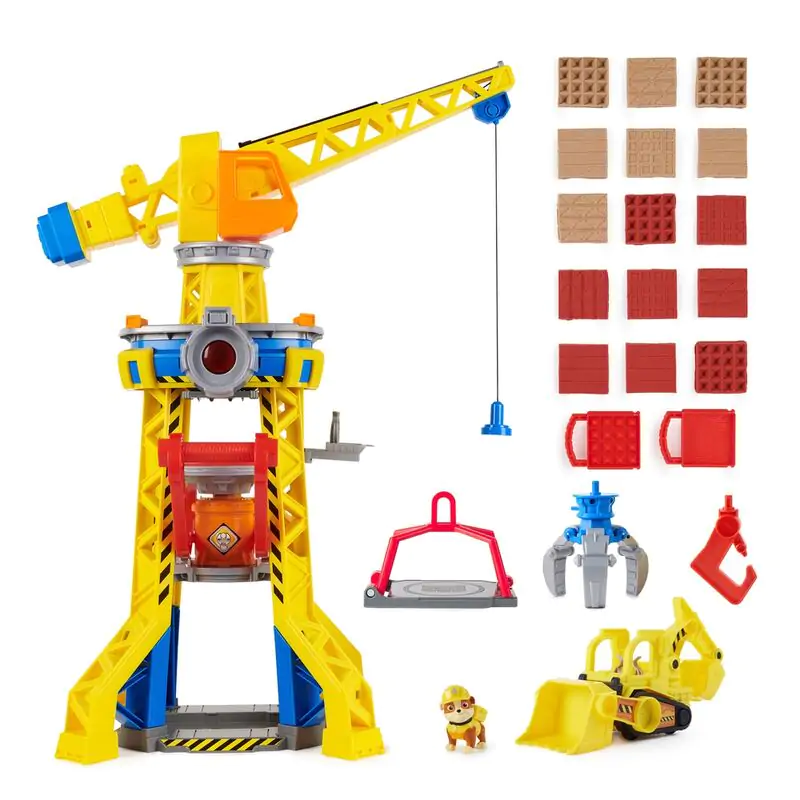 Paw Patrol Rubble & Crew Žeriav a Bager playset produktová fotografia