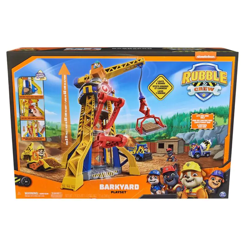 Paw Patrol Rubble & Crew Žeriav a Bager playset produktová fotografia