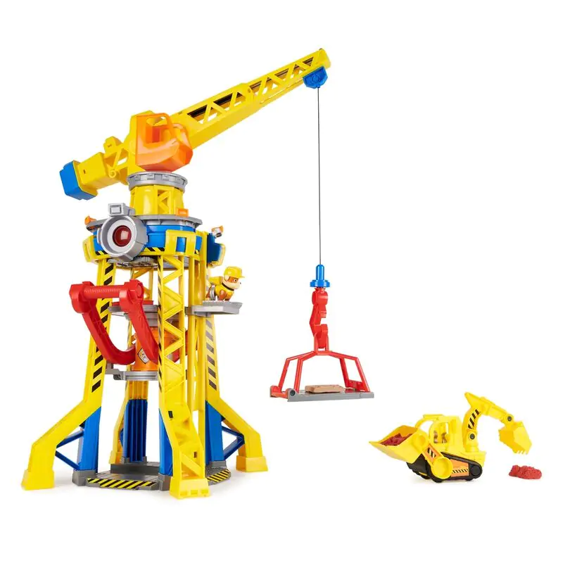 Paw Patrol Rubble & Crew Žeriav a Bager playset produktová fotografia