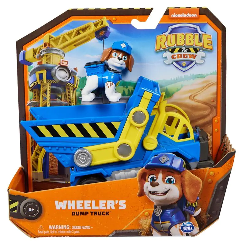 Paw Patrol Rubble & Crew Wheeler klasické vozidlo produktová fotografia