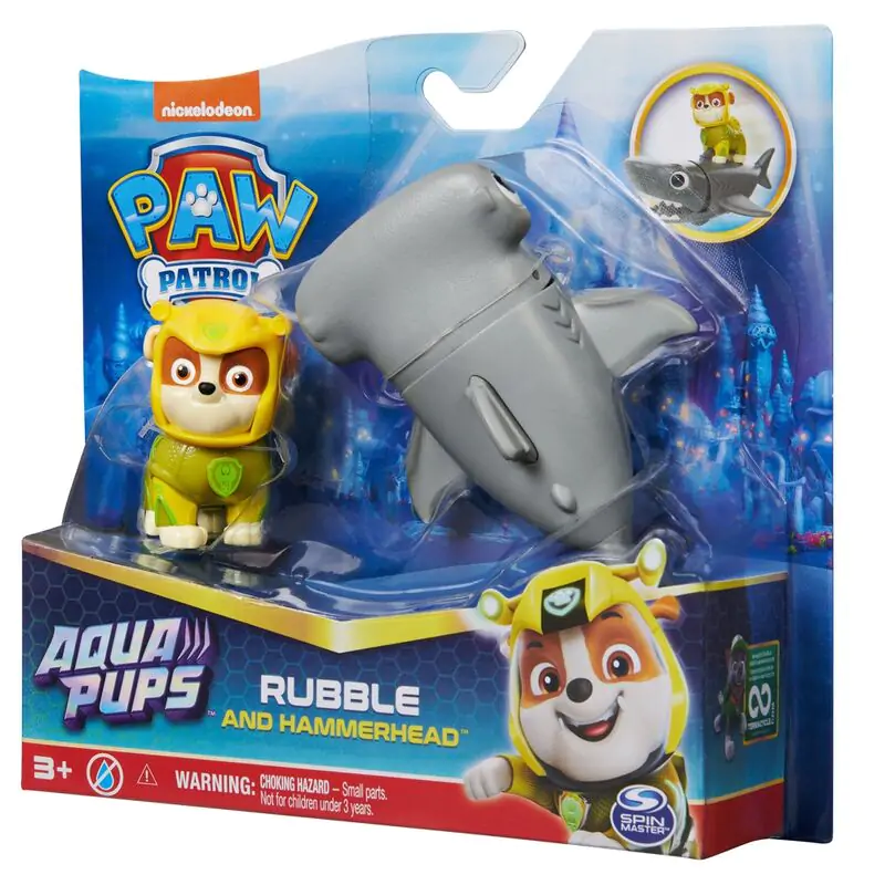 Paw Patrol Rubble Aqua Pups balenie figúrok termékfotó