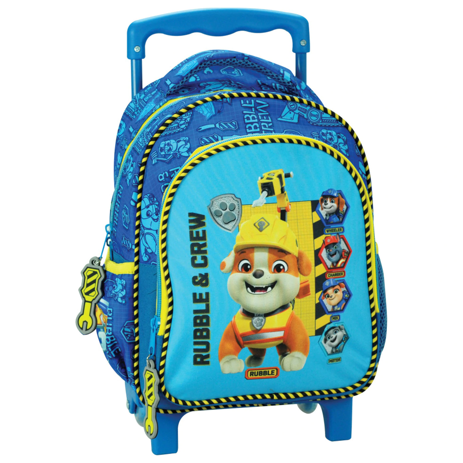 Paw Patrol Rubble & Crew Predškolský batoh na kolieskach, taška 30 cm produktová fotografia