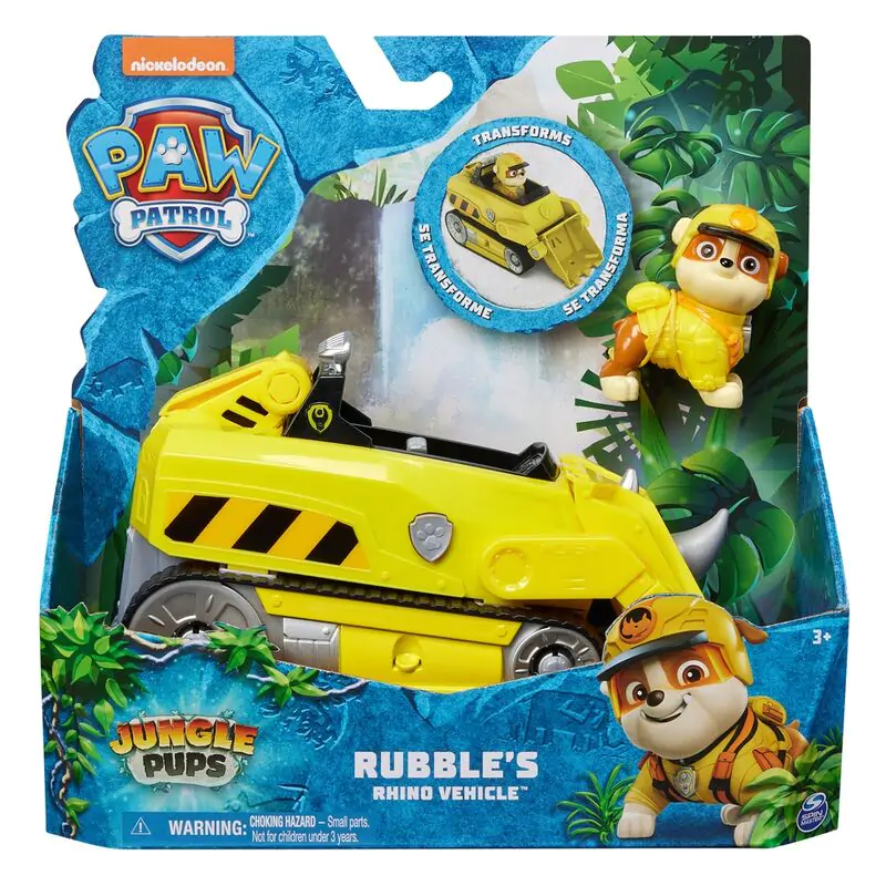 Paw Patrol Rubble Jungle Pups vehicle pack figurky (2,5 cm) termékfotó