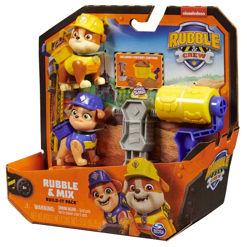 Paw Patrol Rubble y Mix Rubble & Crew pack 2 figúrky termékfotó