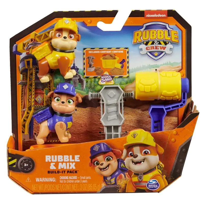 Paw Patrol Rubble y Mix Rubble & Crew pack 2 figúrky termékfotó