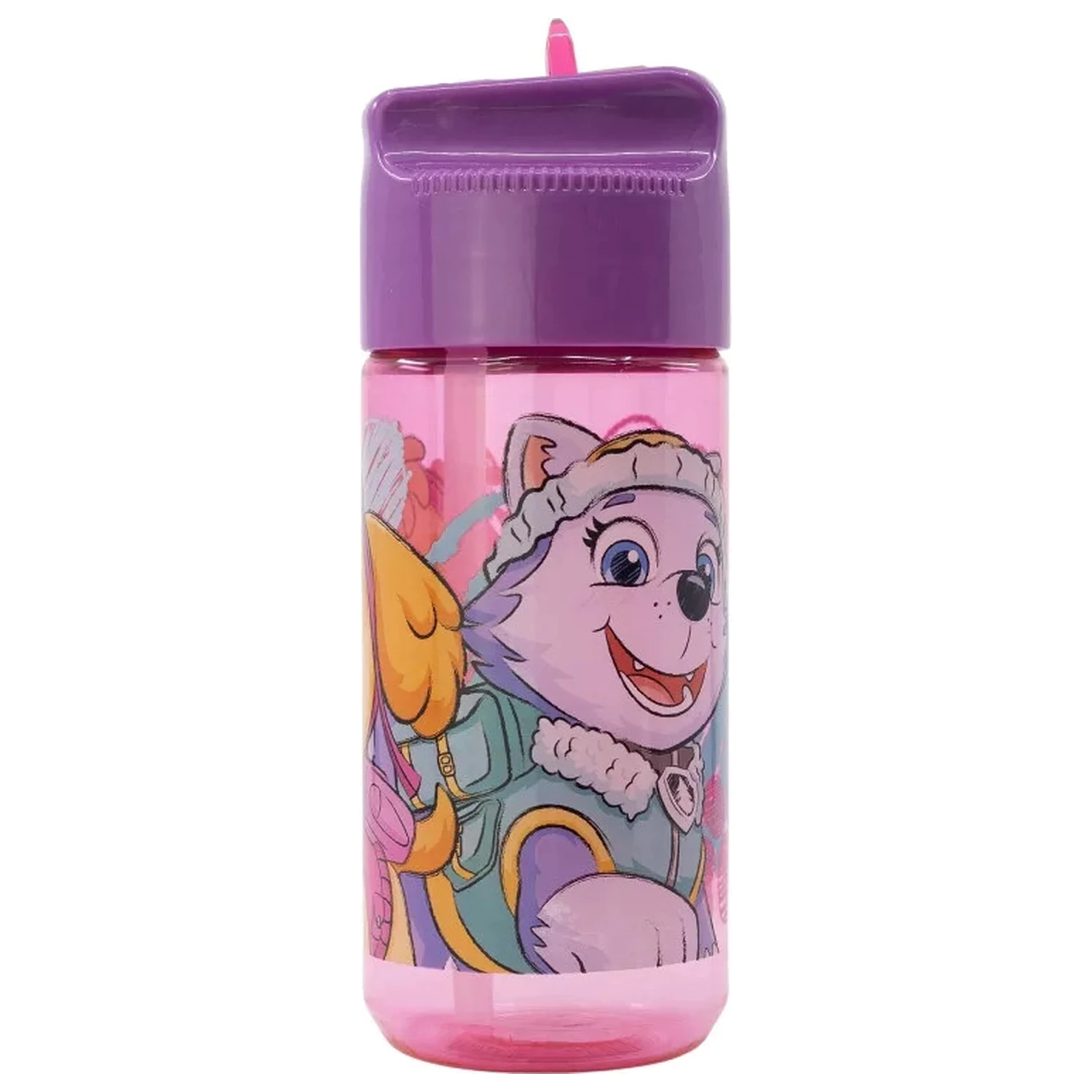 PAW Patrol Sketch Hydro plastová fľaša na vodu so slamkou 430 ml produktová fotografia