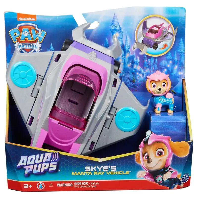 Paw Patrol Sky Vehicles Aqua Pups pack 3 figúrky termékfotó