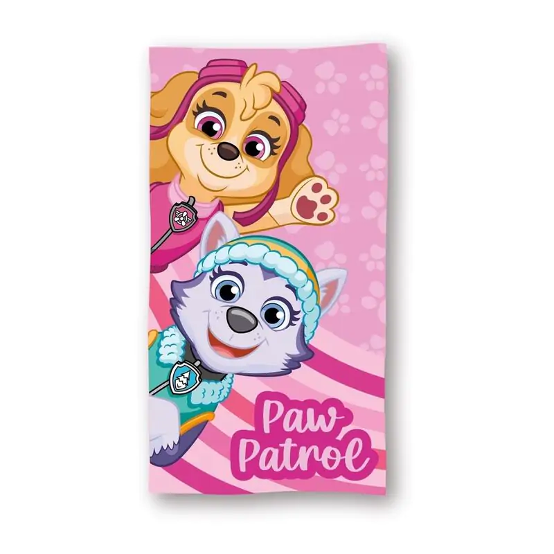 Paw Patrol Skye & Everest bavlnená plážová osuška produktová fotografia