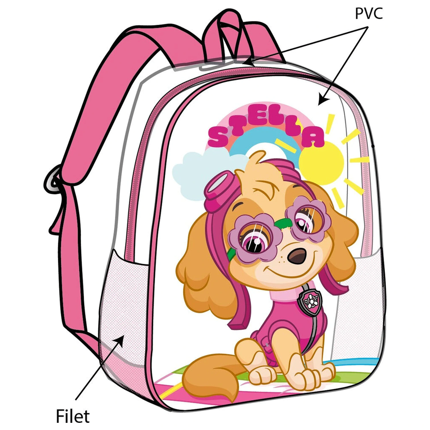 Paw Patrol Skye batoh 31cm produktová fotografia