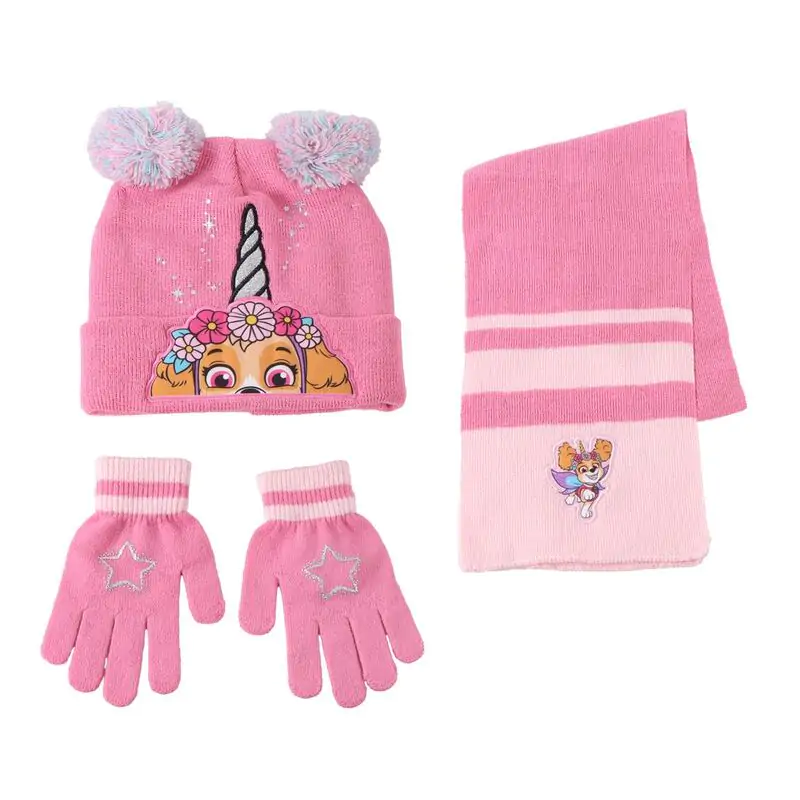 Paw Patrol Skye zimný set snood čiapka rukavice produktová fotografia