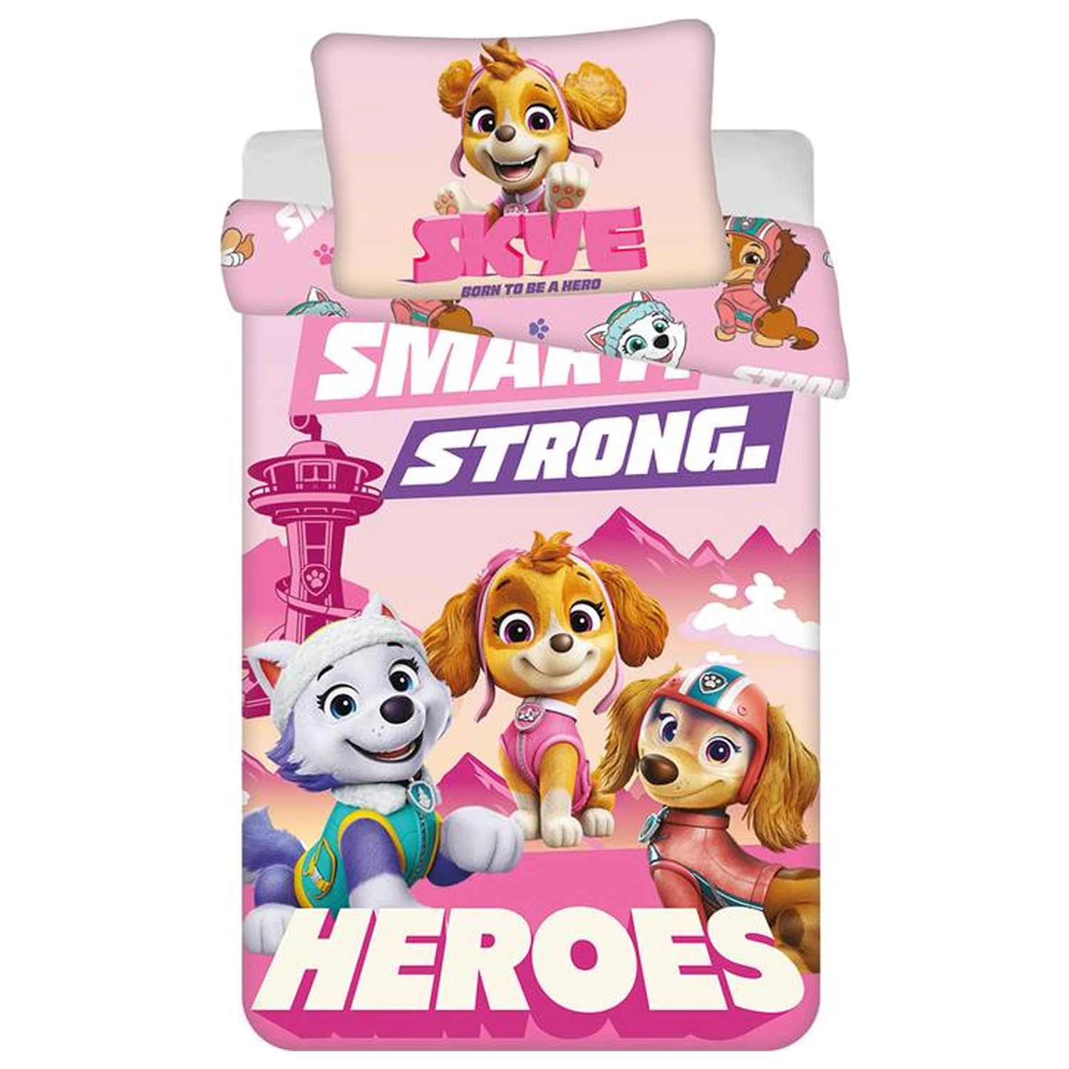 Paw Patrol Smart Strong Detský, Predškolský poťah na perinu produktová fotografia