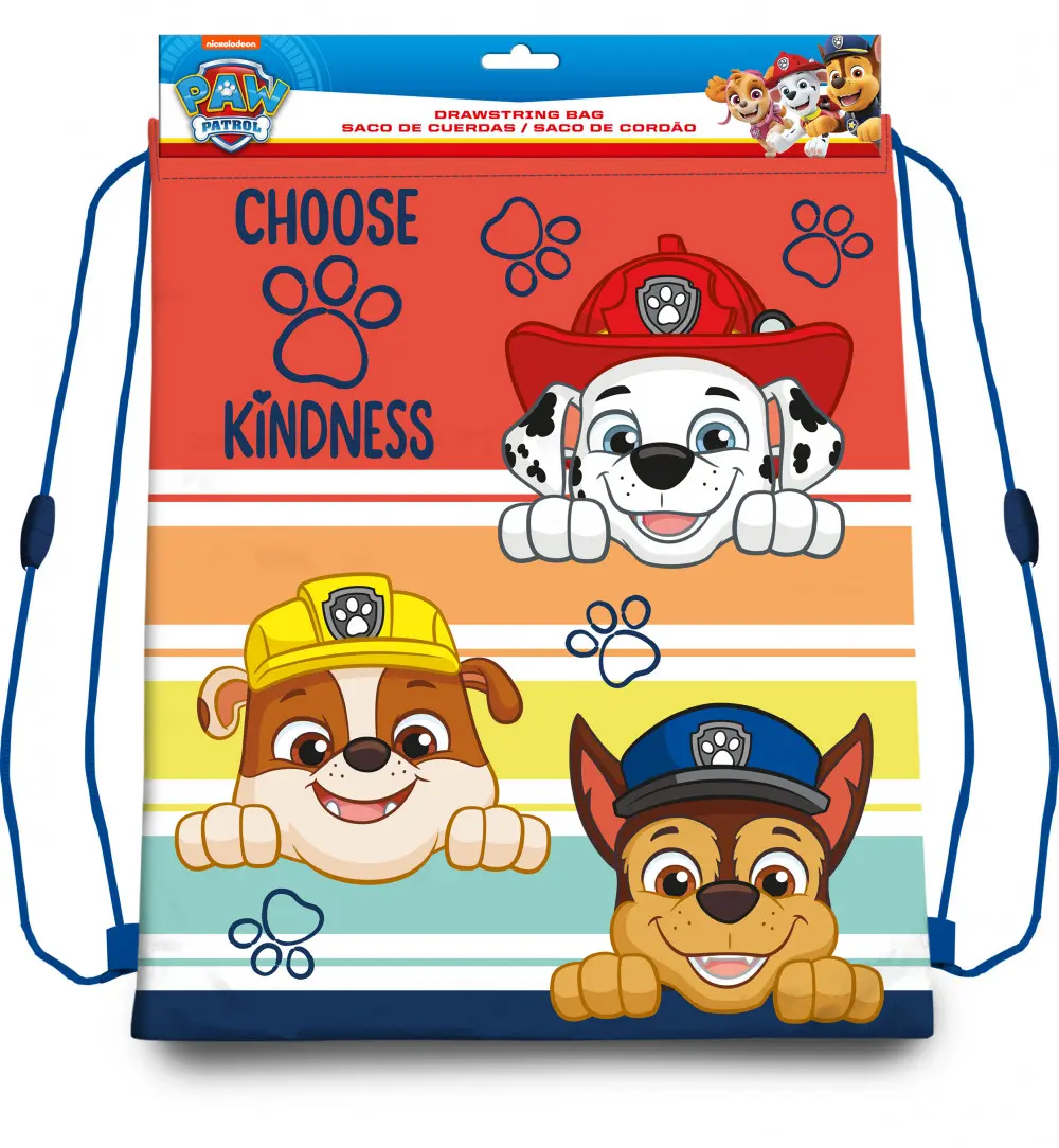 Paw Patrol športová taška so sťahovacou šnúrkou 40 cm produktová fotografia
