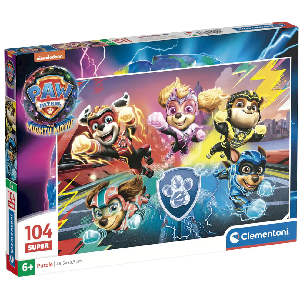 Paw Patrol super puzzle 104 dielikov produktová fotografia