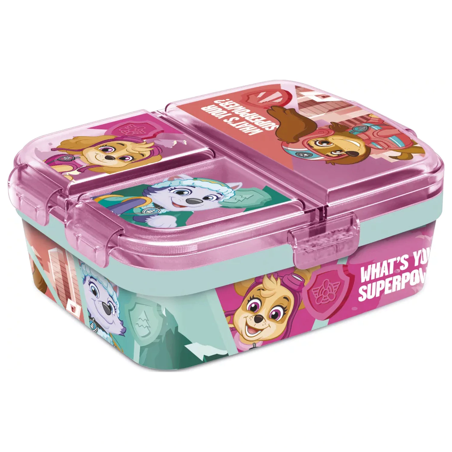 Paw Patrol Superpowers Multi-Compartment obedár, Sandwich Box XL produktová fotografia