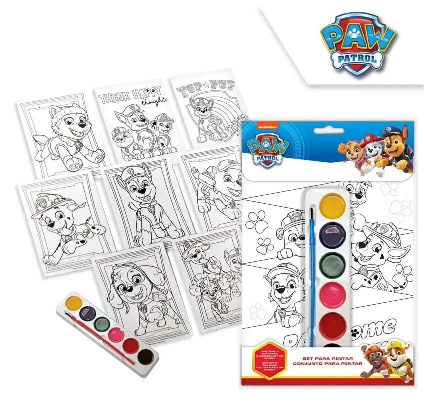 PAW Patrol Omaľovánky maliarsky set produktová fotografia