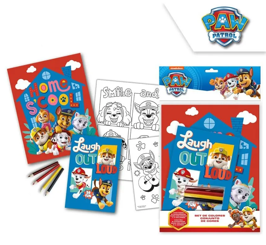 Paw Patrol omaľovánka set produktová fotografia