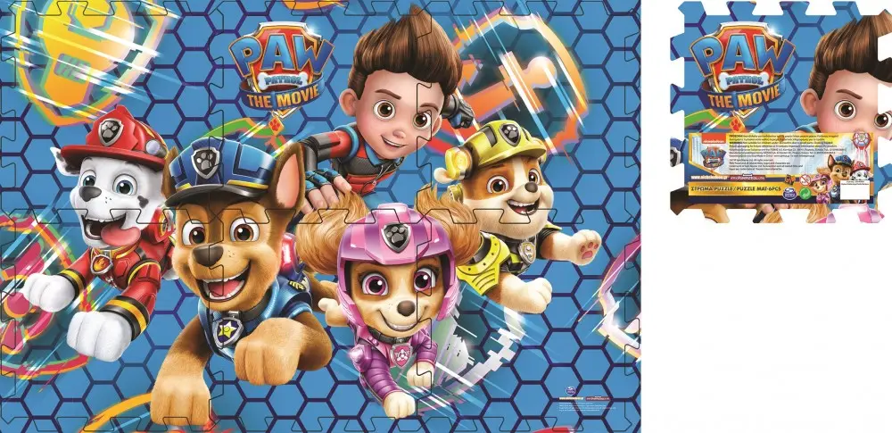 Paw Patrol penová podložka puzzle 6 kusov produktová fotografia