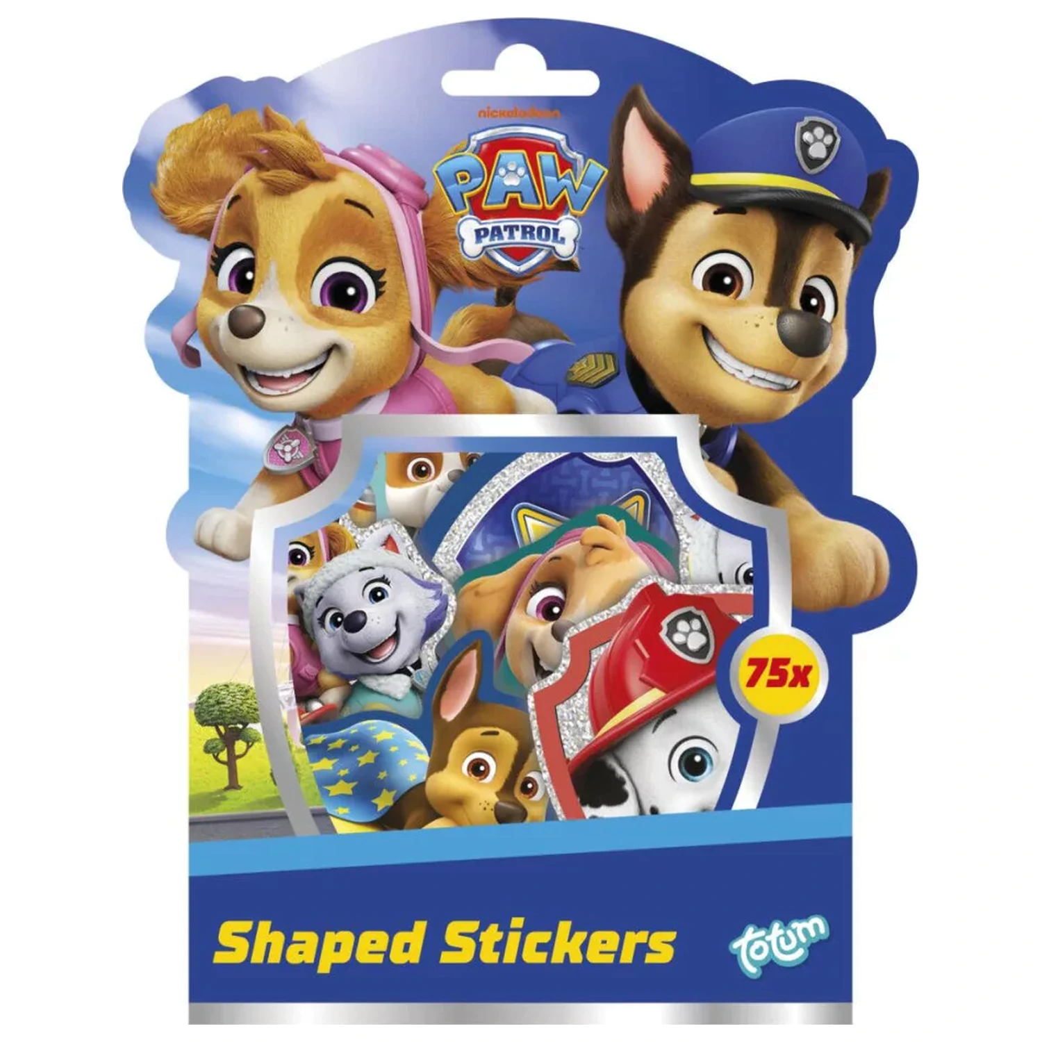 Paw Patrol Team Shape súprava nálepiek, 75 kusov produktová fotografia