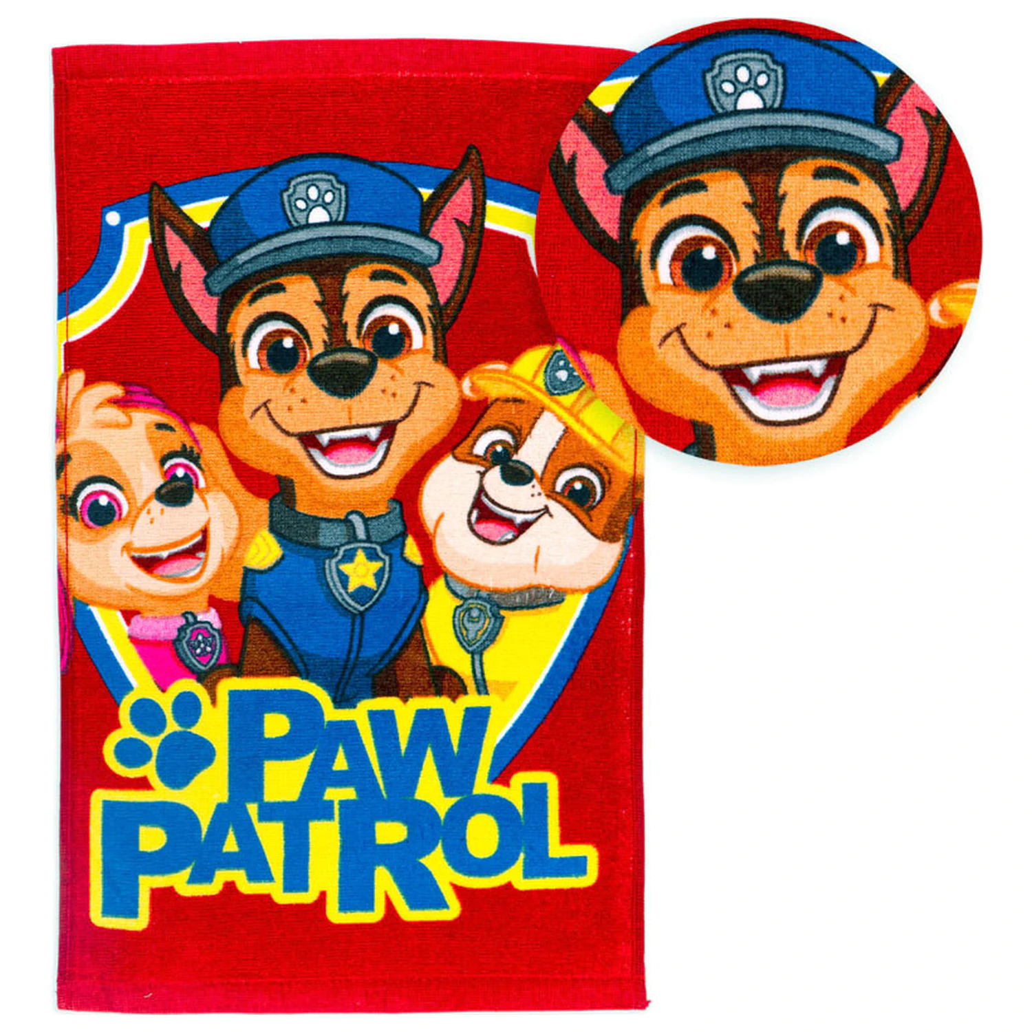 Paw Patrol Tím – uterák na ruky, uterák na tvár, uterák produktová fotografia