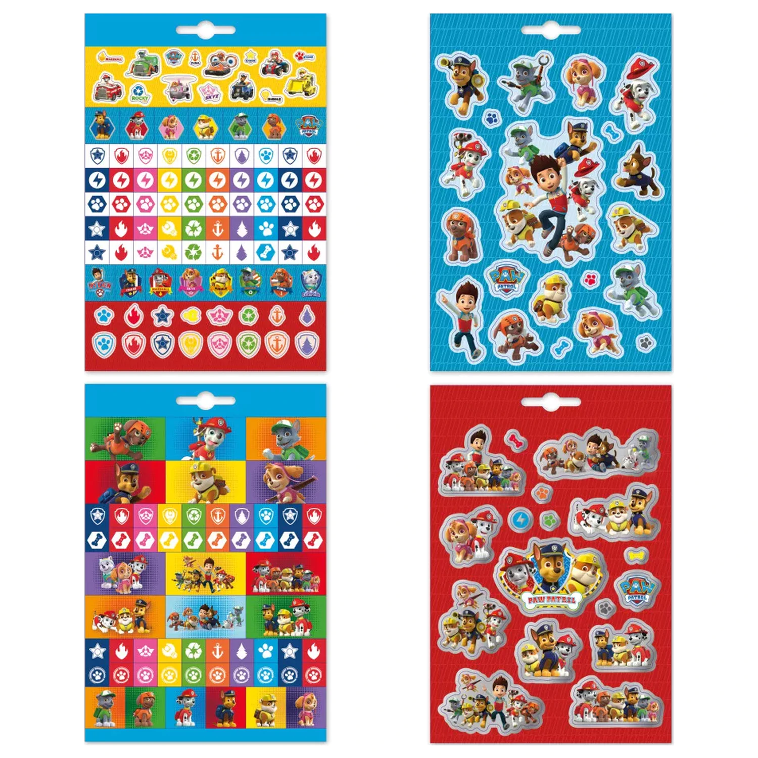 Paw Patrol Team sada nálepiek 4 listy produktová fotografia