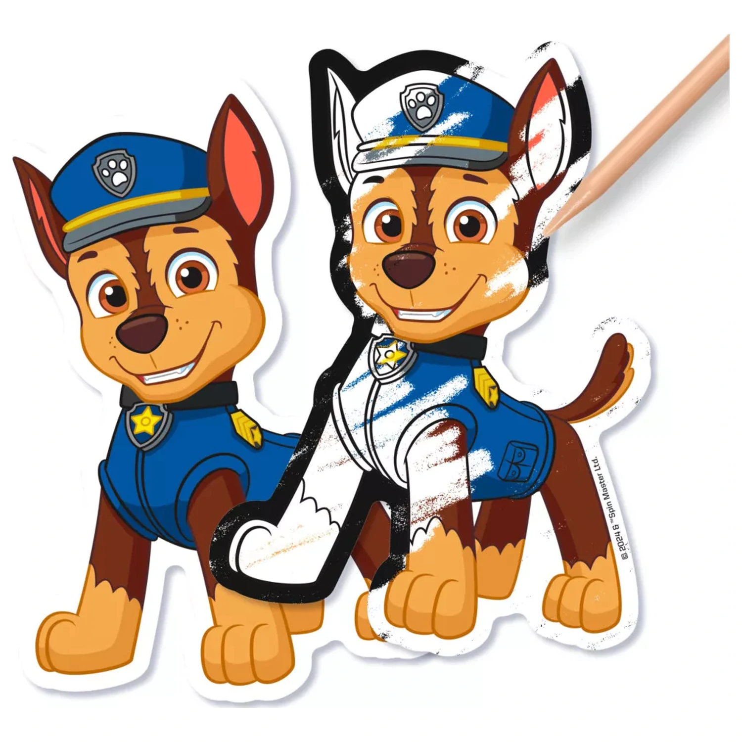 Paw Patrol Team stierací umelecký kit s magnetom produktová fotografia