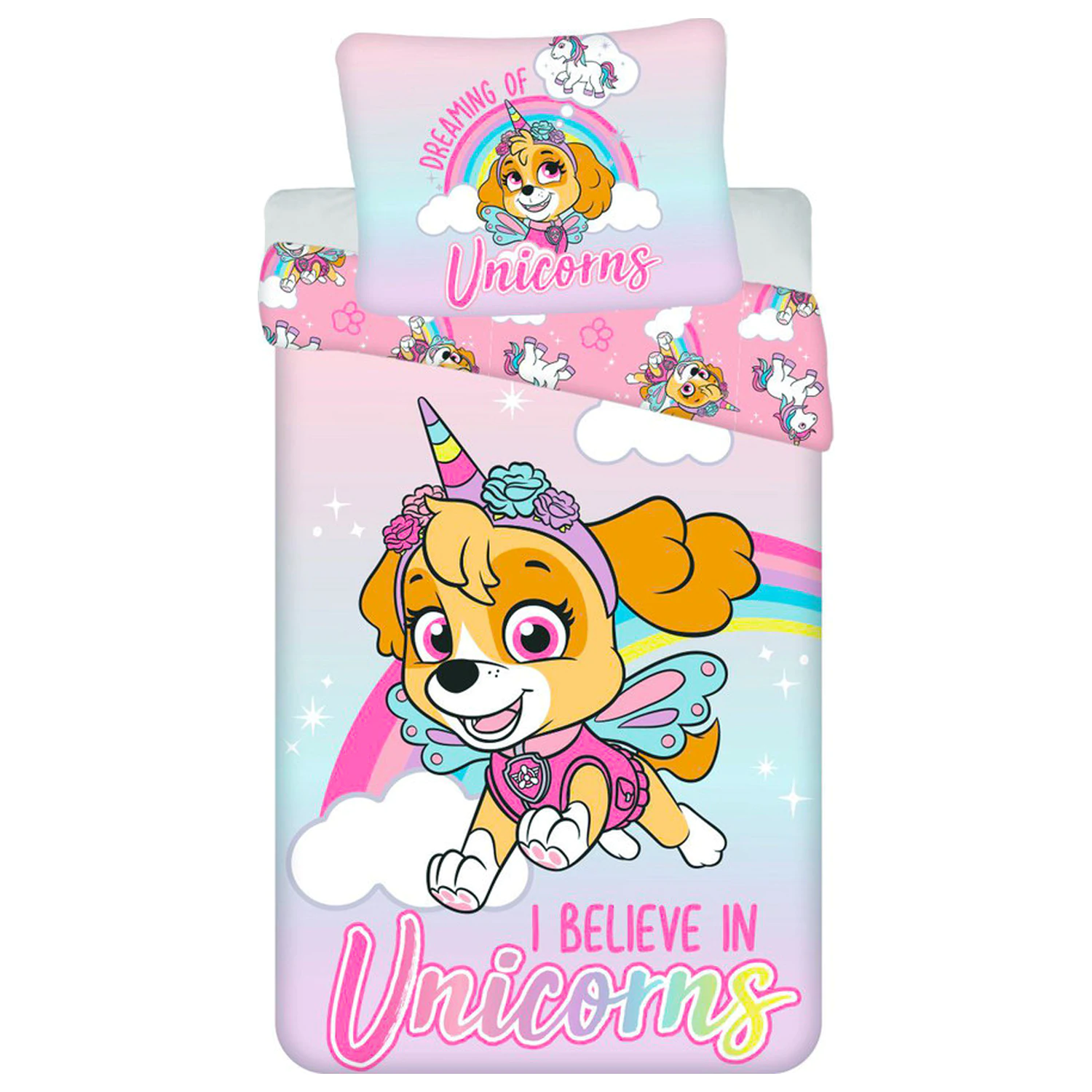 PAW Patrol Unicorn Dreams obliečka na paplón produktová fotografia