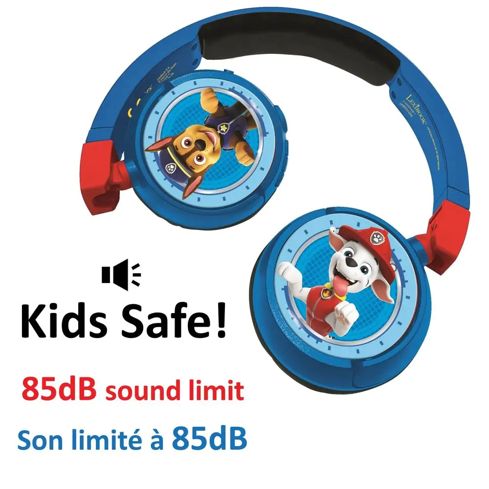 Paw Patrol bezdrôtové detské slúchadlá produktová fotografia