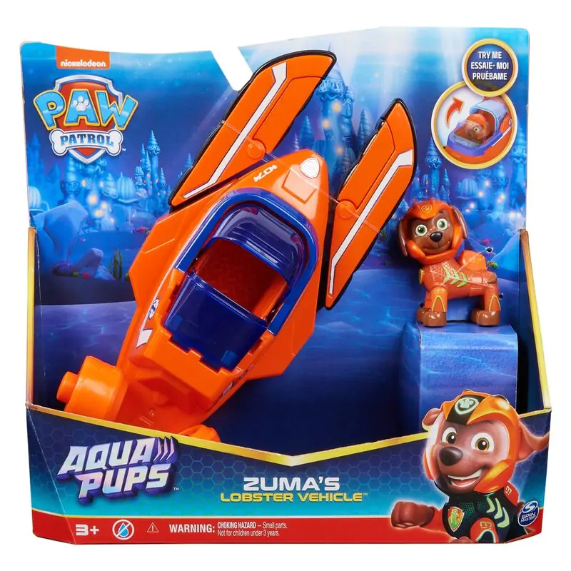 Paw Patrol Zuma Vehicles Aqua Pups balenie figúrok termékfotó