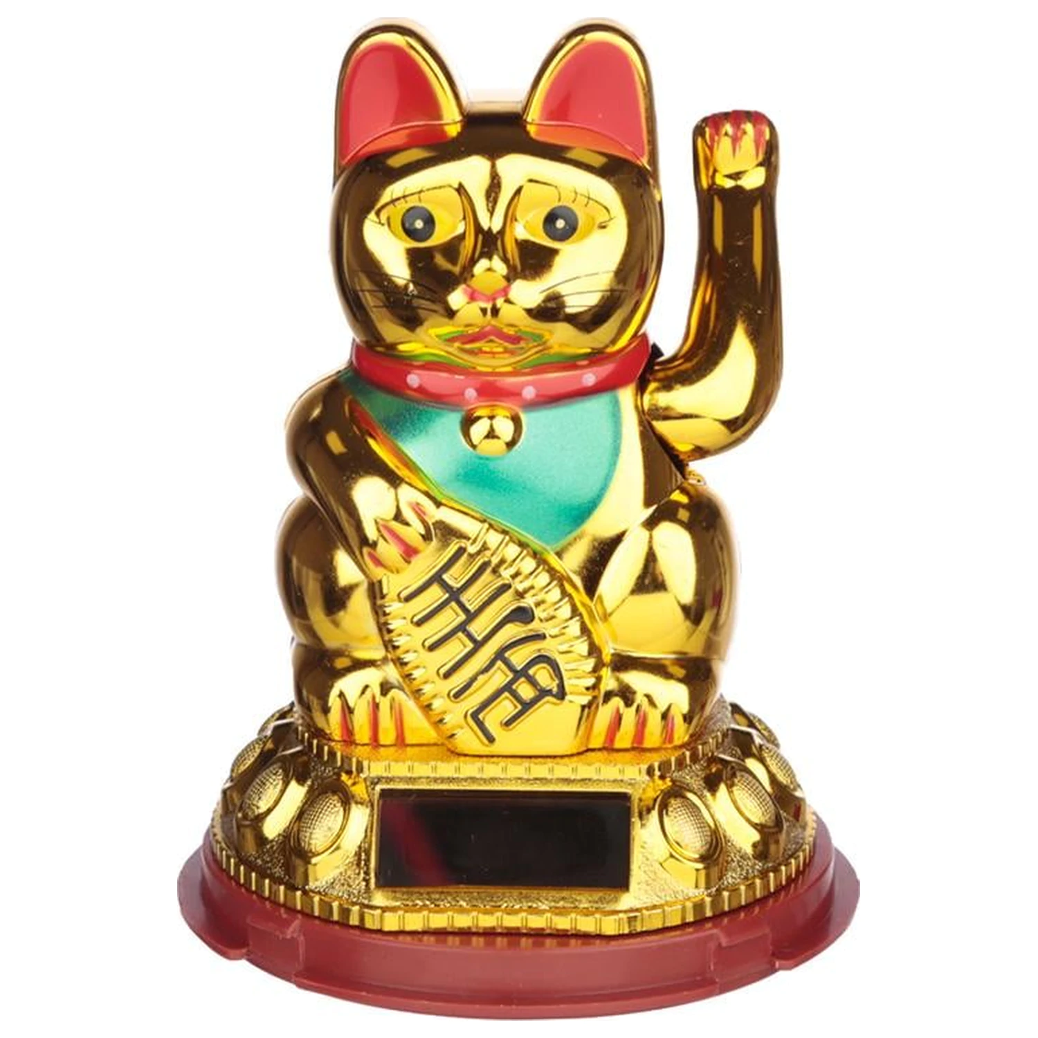 MANEKI-NEKO Solárna postavička pre šťastie 14 cm produktová fotografia