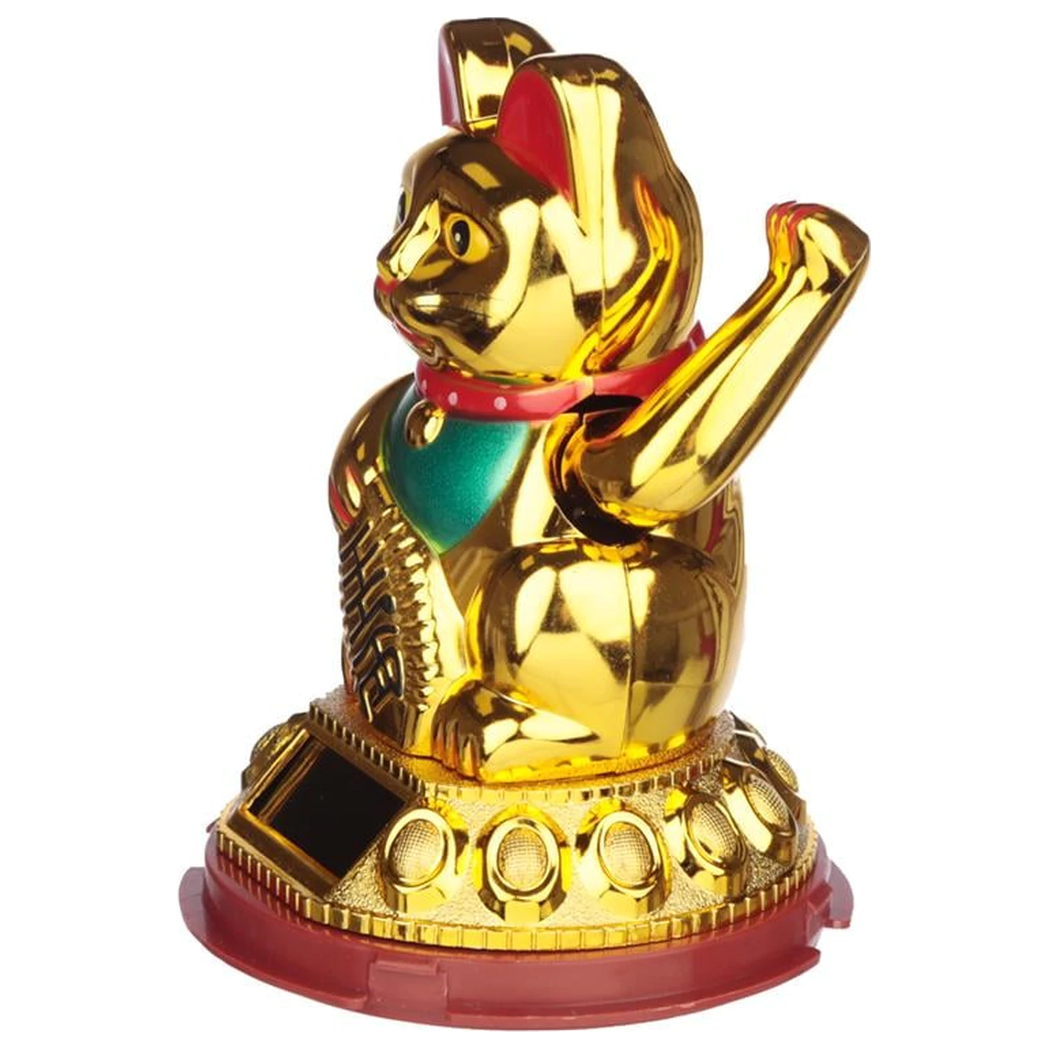 MANEKI-NEKO Solárna postavička pre šťastie 14 cm produktová fotografia
