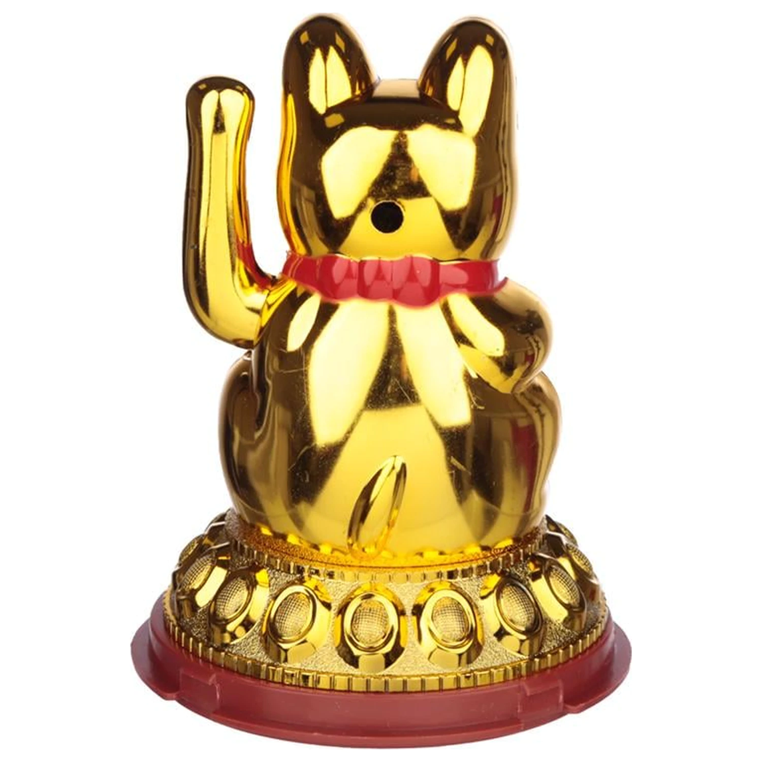 MANEKI-NEKO Solárna postavička pre šťastie 14 cm produktová fotografia