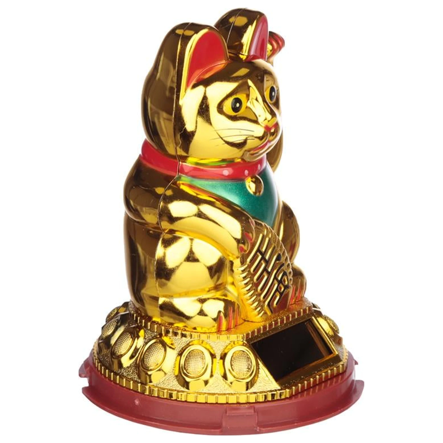 MANEKI-NEKO Solárna postavička pre šťastie 14 cm produktová fotografia