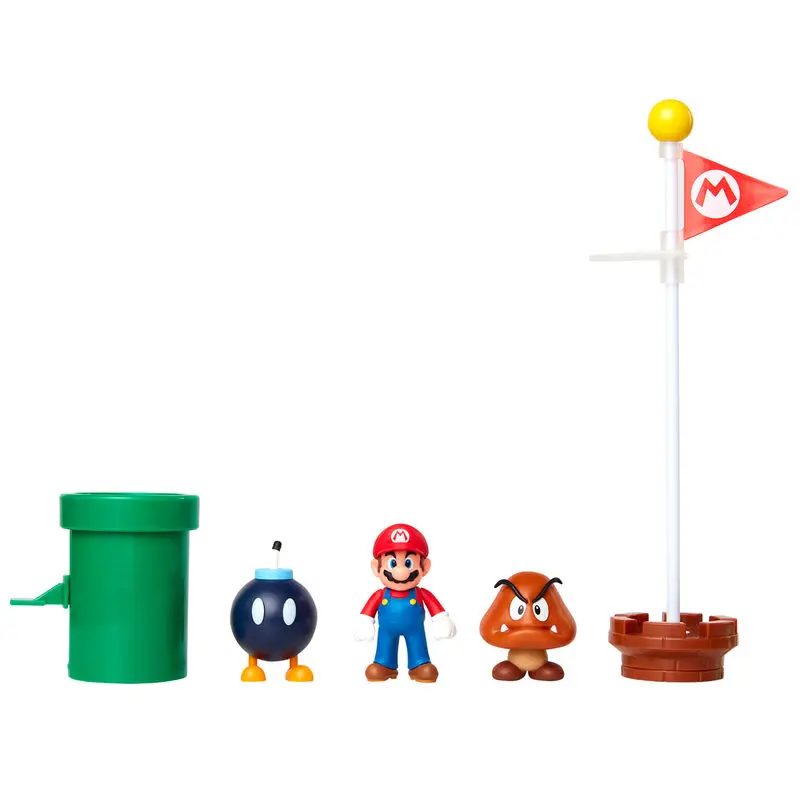 World of Nintendo Super Mario Diorama Set Acorn Plains termékfotó