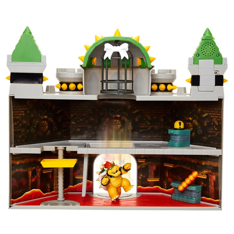 World of Nintendo Super Mario Deluxe Playset Hrad Bowser produktová fotografia