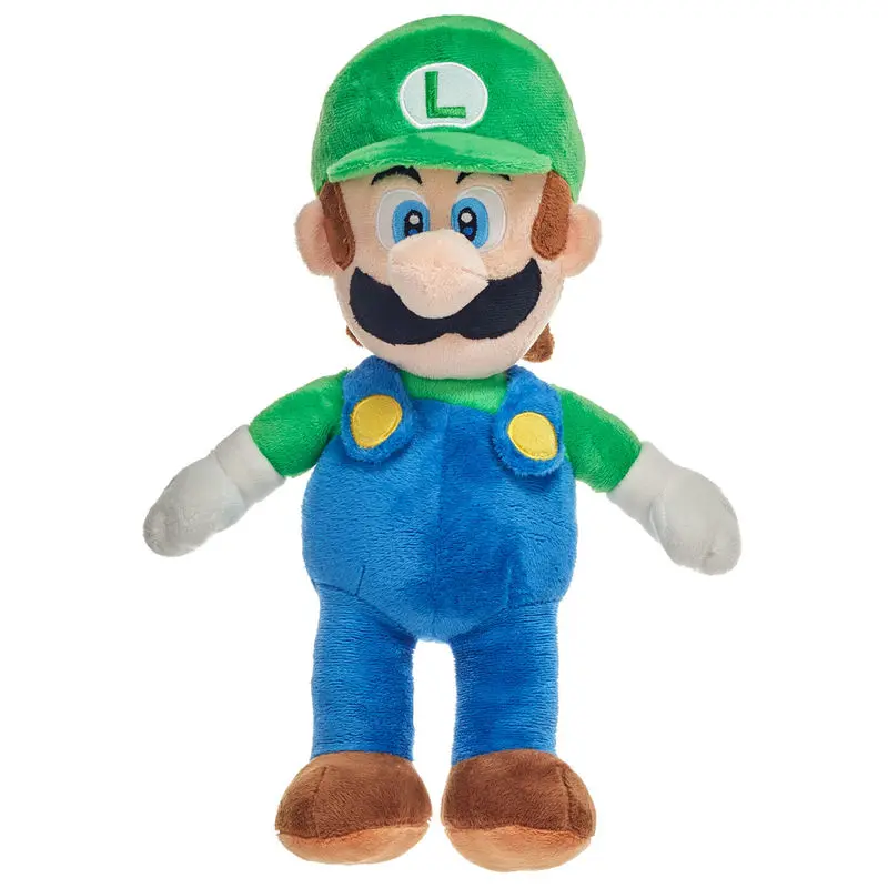 Mario Bros Luigi plüss figura 38 cm termékfotó