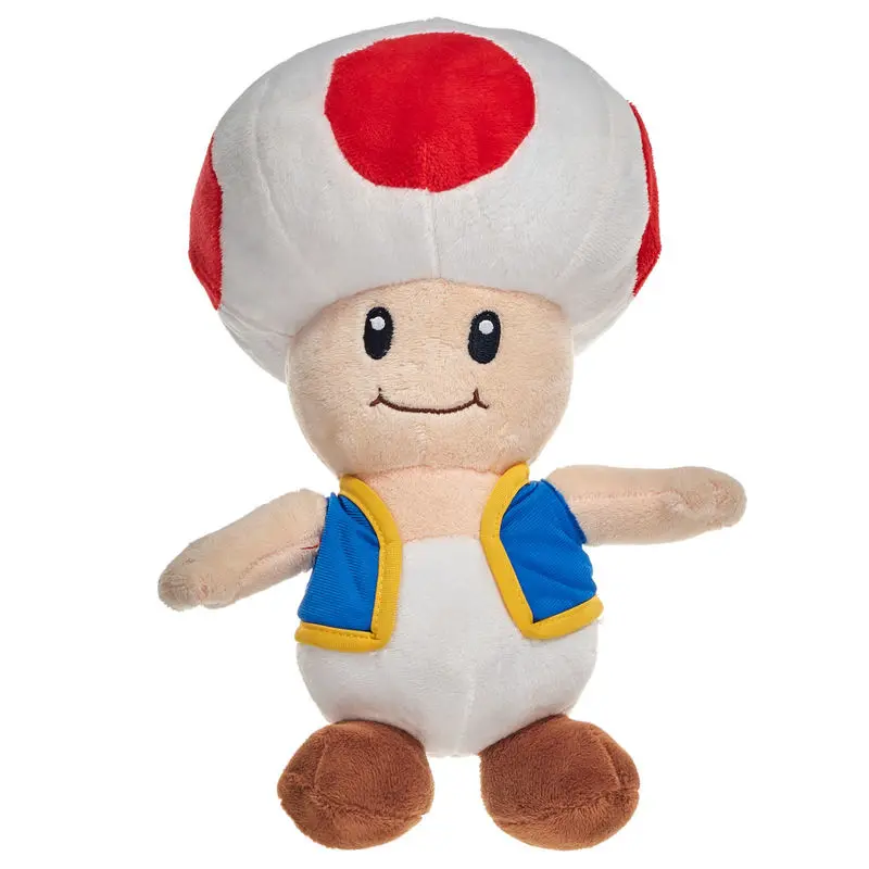 Mario Bros Toad plyšová figúrka 30 cm termékfotó