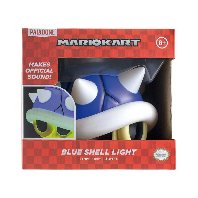 Mario Kart Box Light so zvukom Blue Shell 14 cm produktová fotografia
