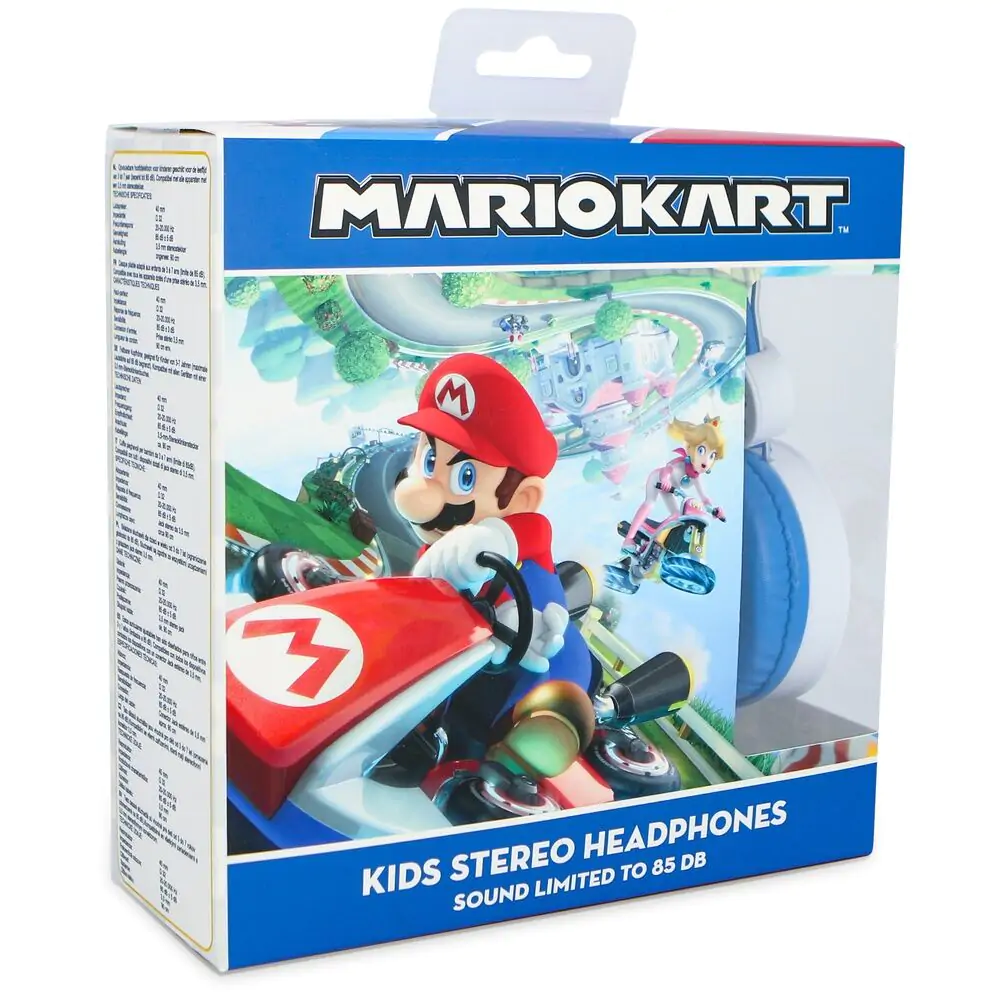 Mario Kart core detské slúchadlá produktová fotografia