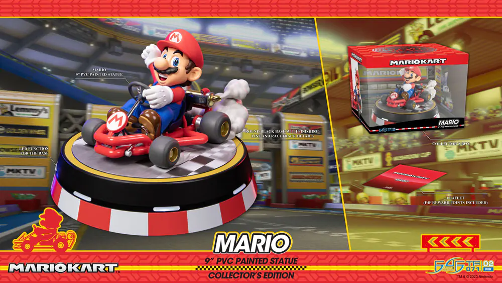 Mario Kart PVC Socha Mario Collector's Edition 22 cm produktová fotografia