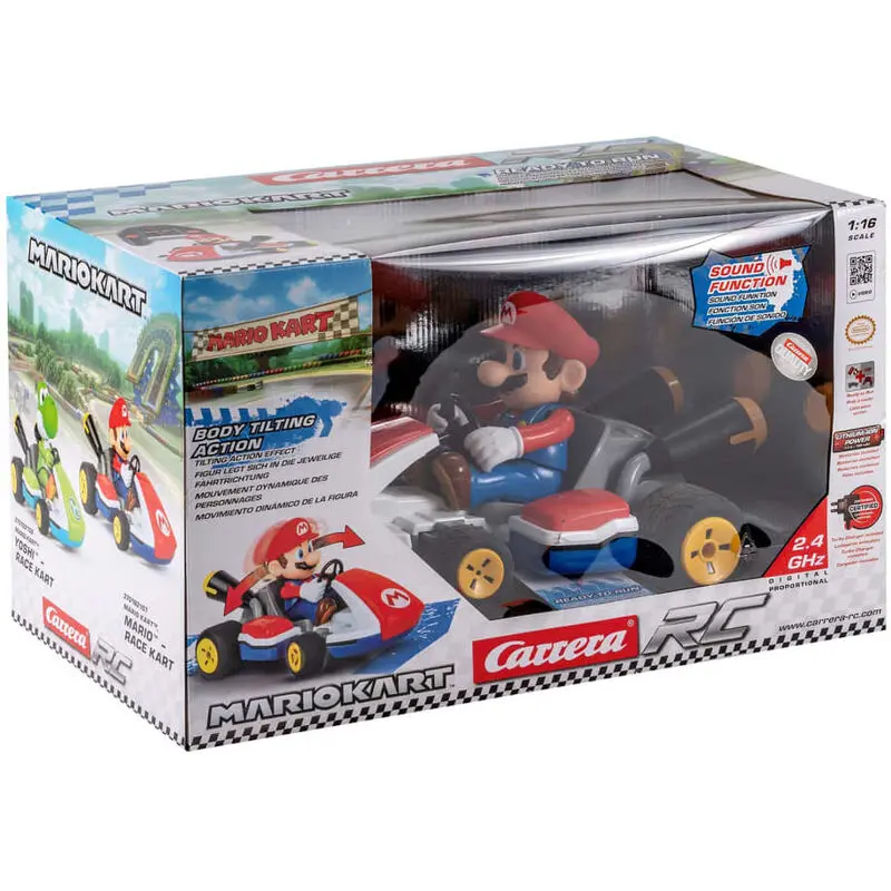 Mario Kart Mario Rádiom ovládané auto so zvukom produktová fotografia