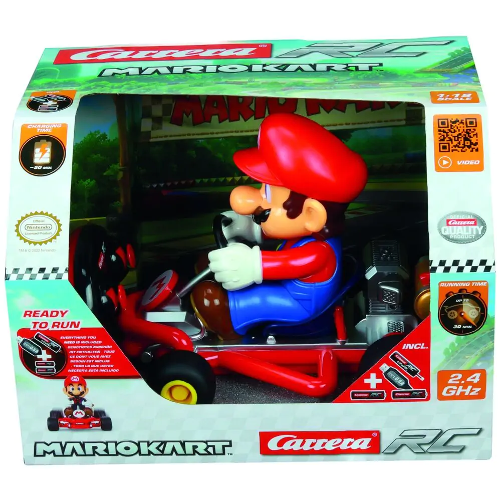 Mario Kart Pipe Kart auto na diaľkové ovládanie produktová fotografia