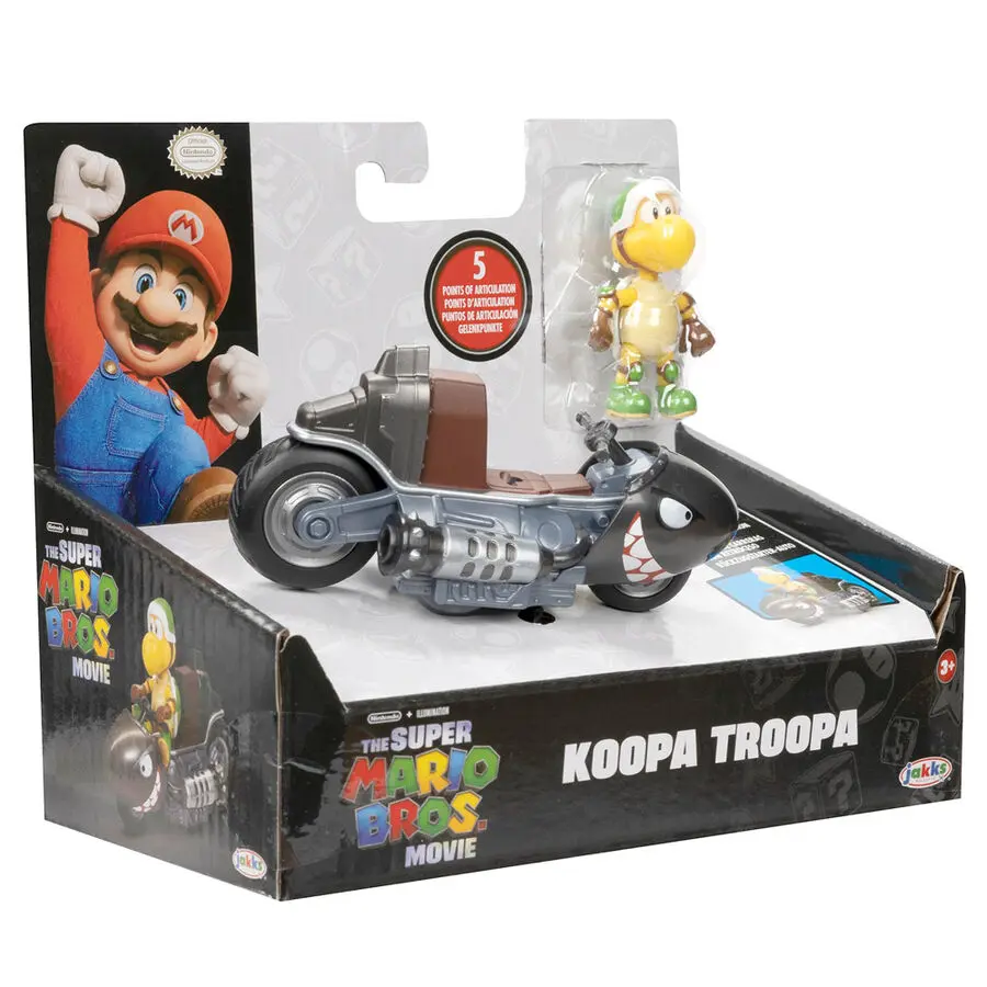 Mario Kart The Movie Koopa Troopa Kart  Kart figúrka 6 cm termékfotó