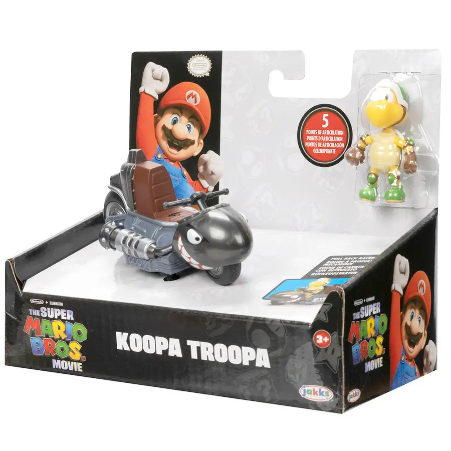 Mario Kart The Movie Koopa Troopa Kart  Kart figúrka 6 cm termékfotó