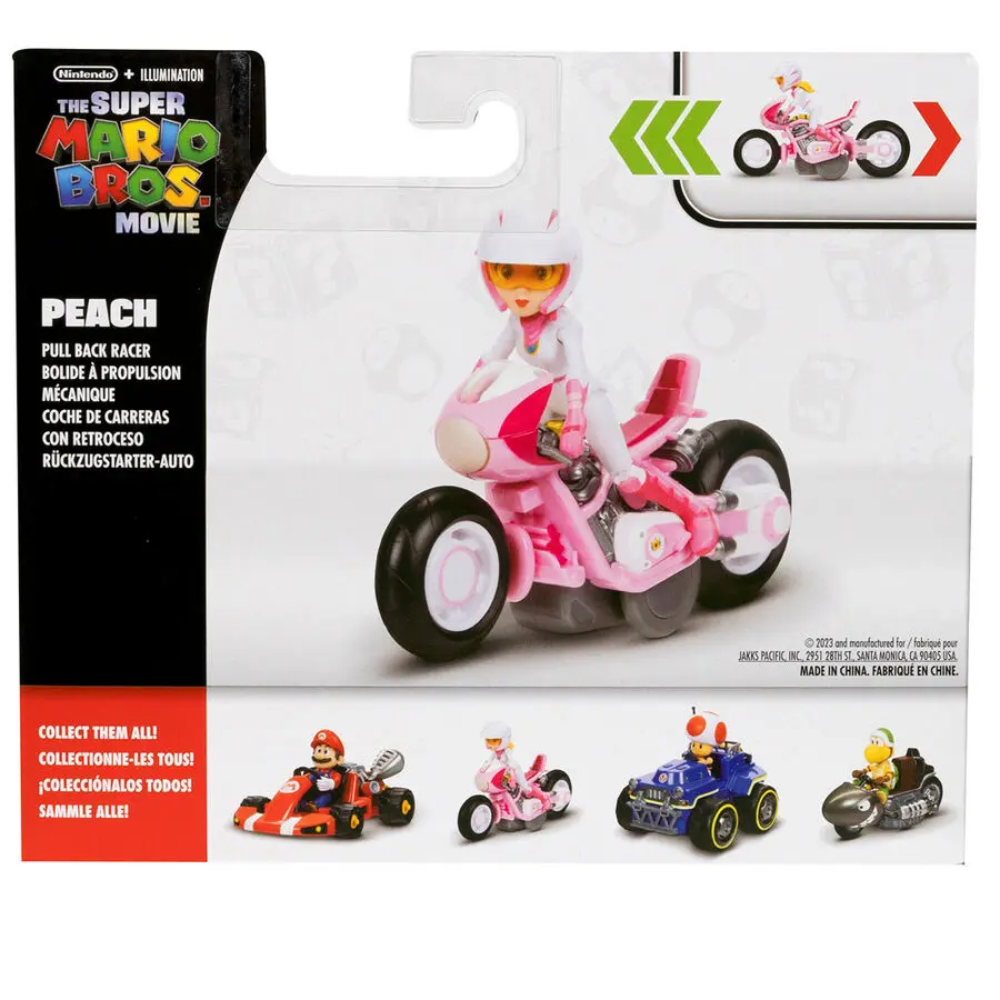 Mario Kart The Movie Peach Kart figúrka 7cm produktová fotografia