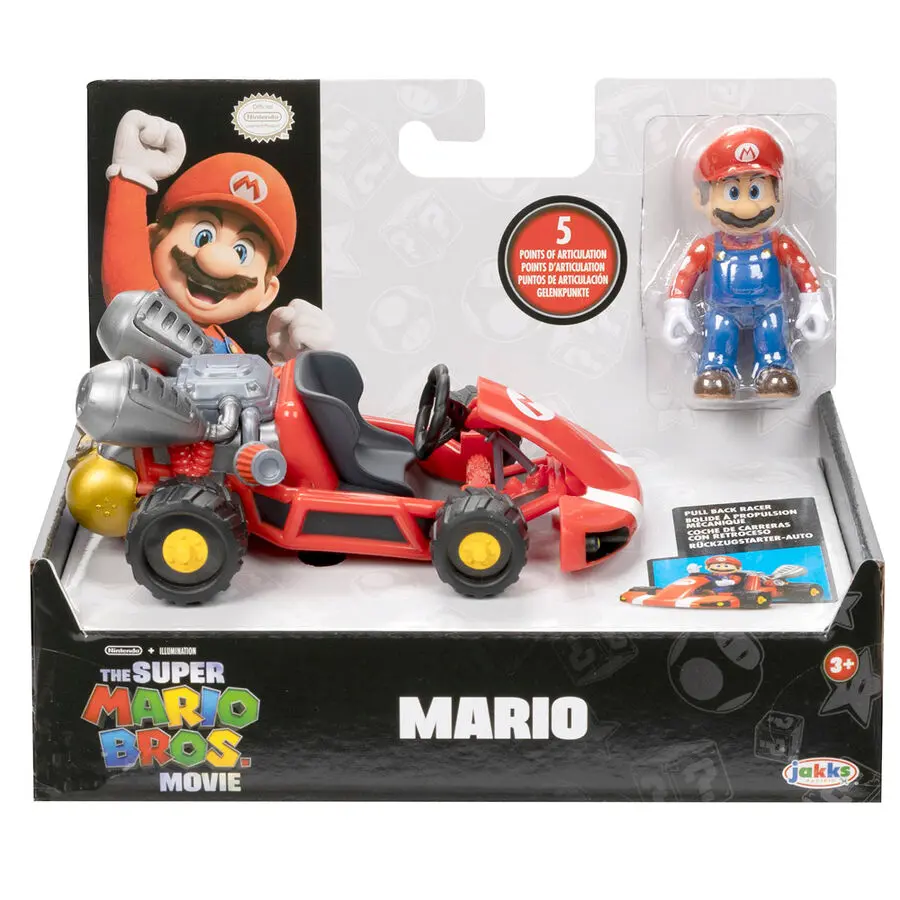 Mario Kart The Movie Super Mario Kart figúrka 7 cm produktová fotografia