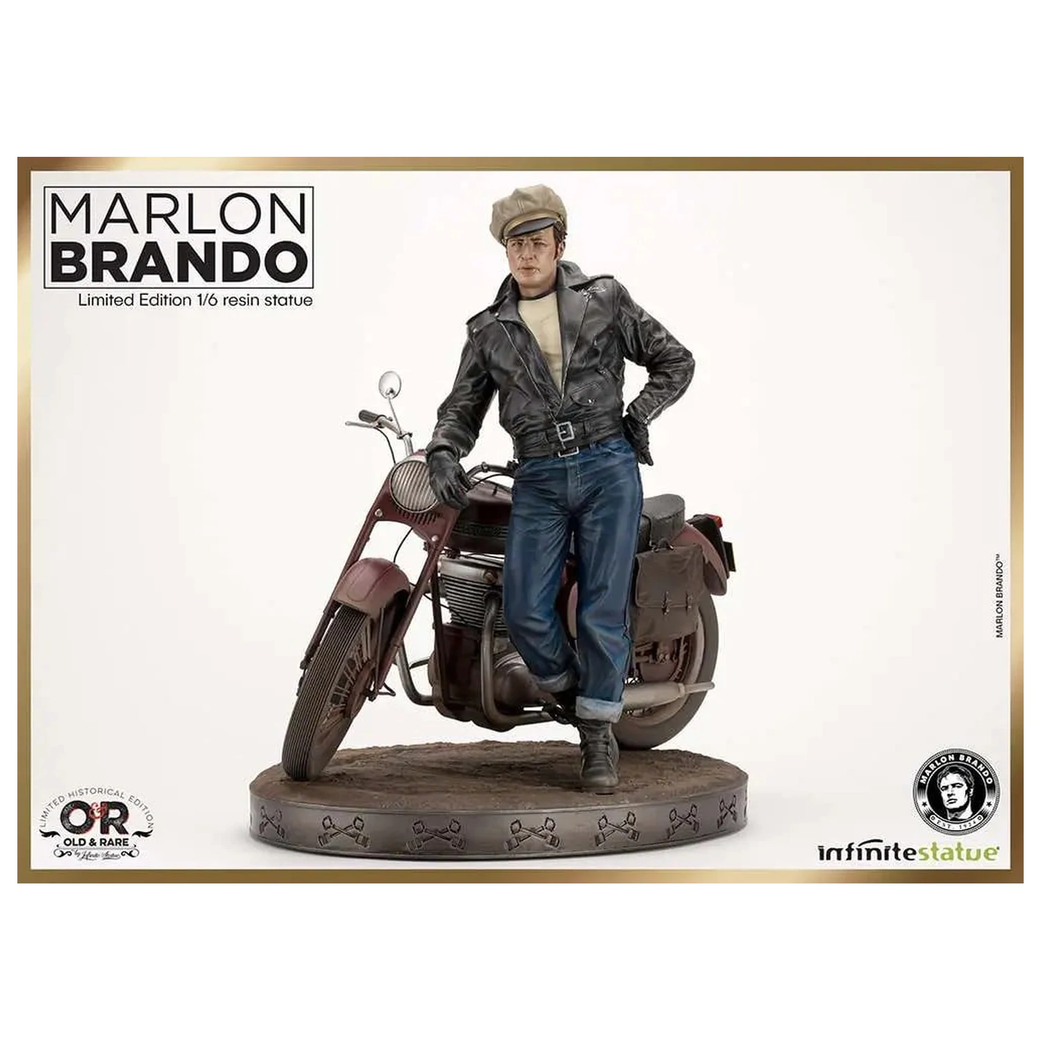 Marlon Brando s Bike Statue Limited Ed. 1/6 30cm produktová fotografia