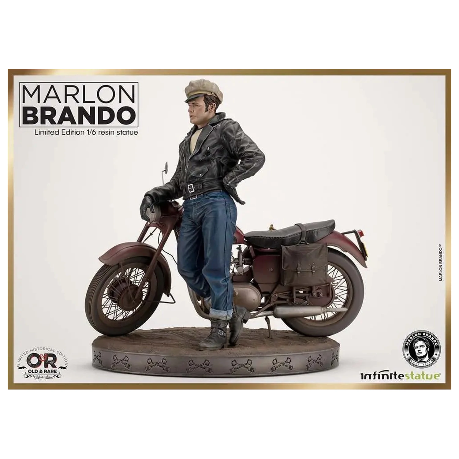 Marlon Brando s Bike Statue Limited Ed. 1/6 30cm produktová fotografia