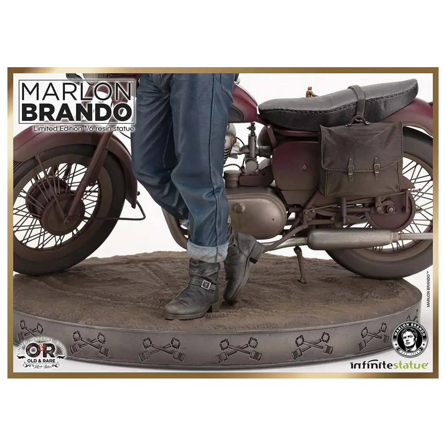 Marlon Brando s Bike Statue Limited Ed. 1/6 30cm produktová fotografia